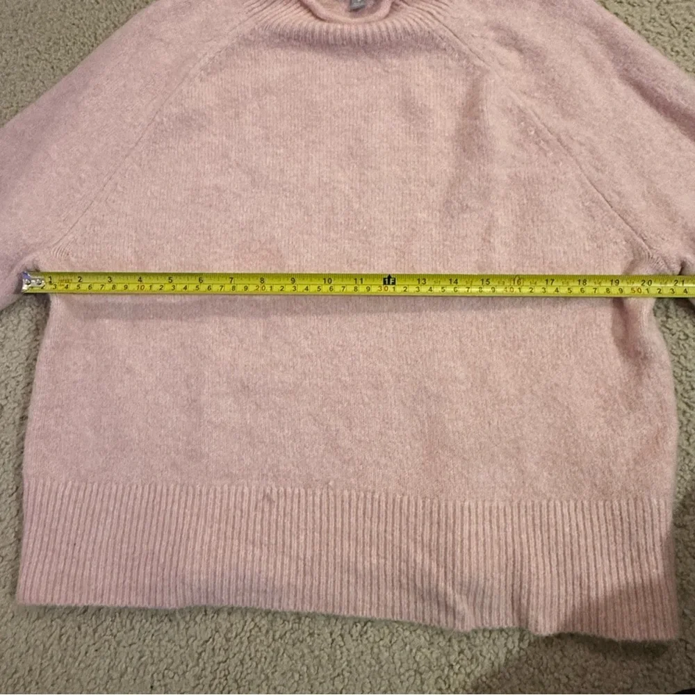 J. Crew Soft Pink Turtleneck Sweater